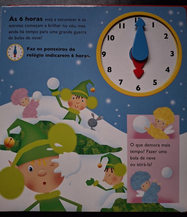 Lote de 2 Livros Infantis de Natal – "As Horas do Natal" + "A Rena e a Bondade – O Natal" | Girassol