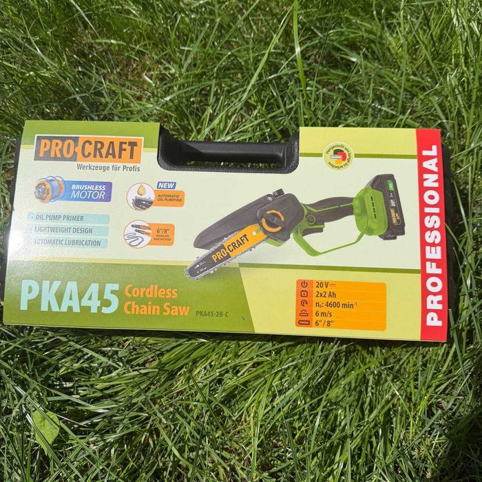 Акумуляторна міні-пила Procraft PKA45 — 2 АКБ, кейс