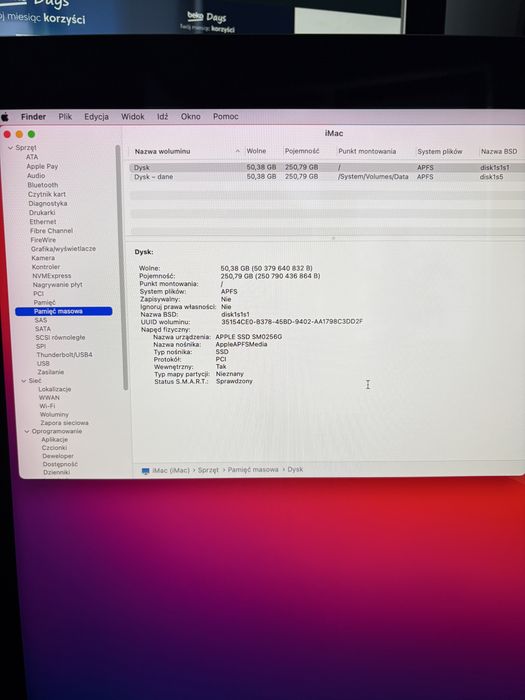 iMac AIO Apple A1418 matryca 4K 2015 rok
