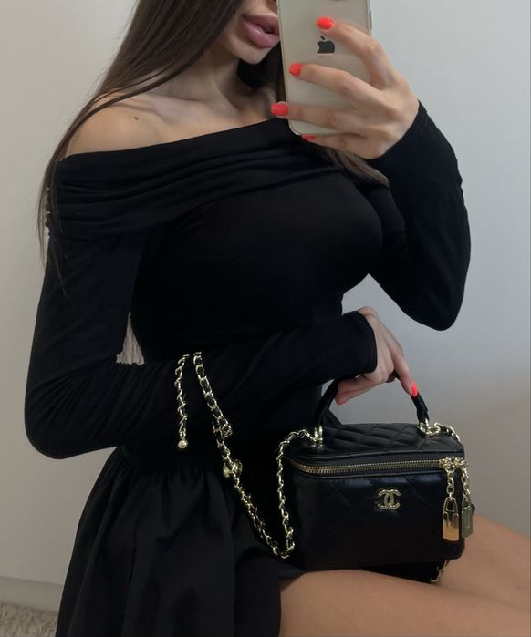 Сумка Chanel Classic Black Lambskin