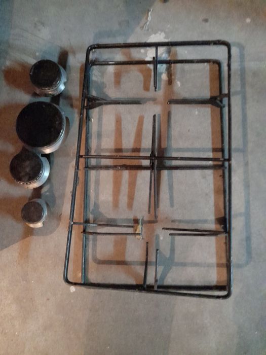 Placa fogão e 2 Grelhas e bicos fogão a gás