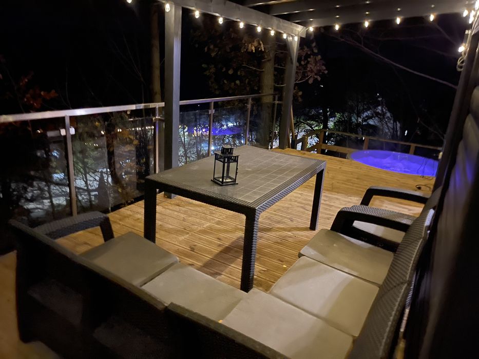 Domek Dom SAUNA BALIA Jacuzzi letniskowy całoroczny Kaszuby Ostrzyce