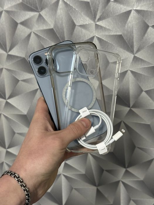 iPhone 13 pro max 256 sierra blue, айфон 13 про макс 256 100% акб