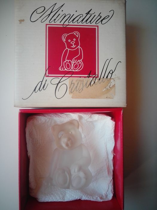 Ursinho de cristal italiano.