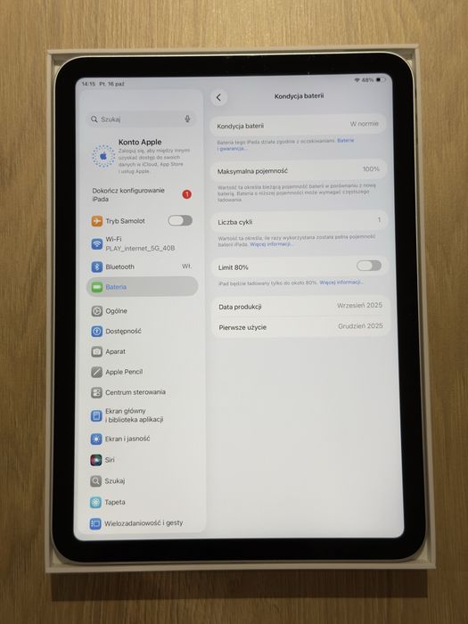 iPad A16 Silver 128GB + Pencil USB C