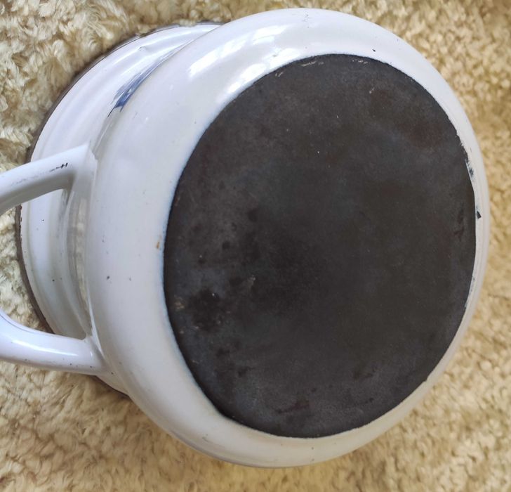 Большое эмальведро и кастрюля, БУ винтаж Польша (Киев)