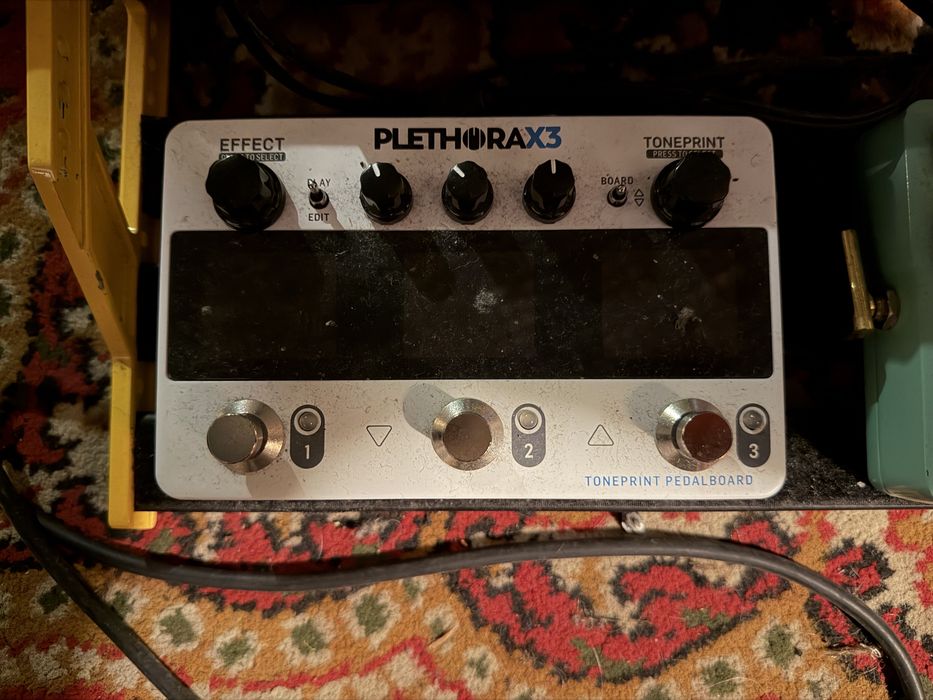 Pedalboard basowy – EBS MicroBass 3 + Bassballs + TC Electronic Plethora X3