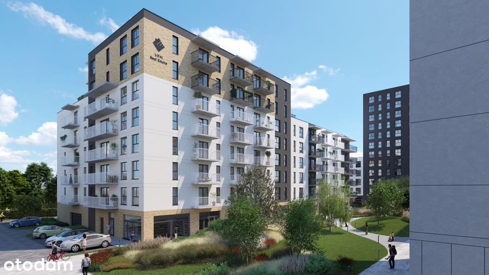1-pokojowe mieszkanie 33m2 + balkon Bezpośrednio