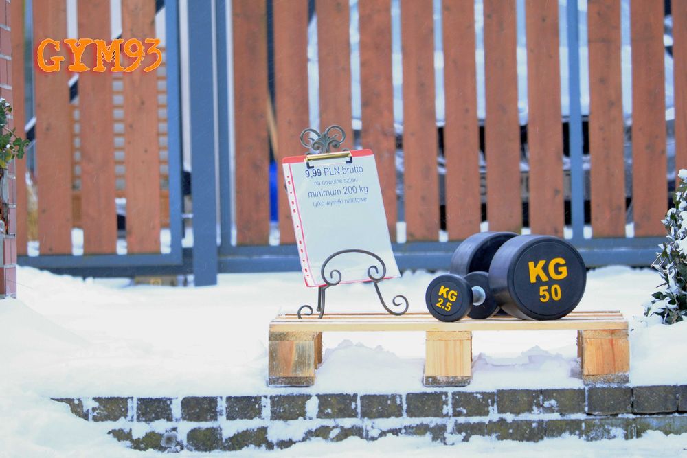 Hantle Okrągłe Siłownia 2,5-50 kg do Wyboru dowolne wagi i zestawy