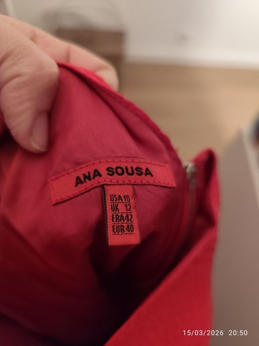 Vestido vermelho Ana Sousa