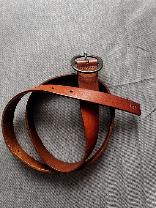 Шкіряний ремінь пояс Lee