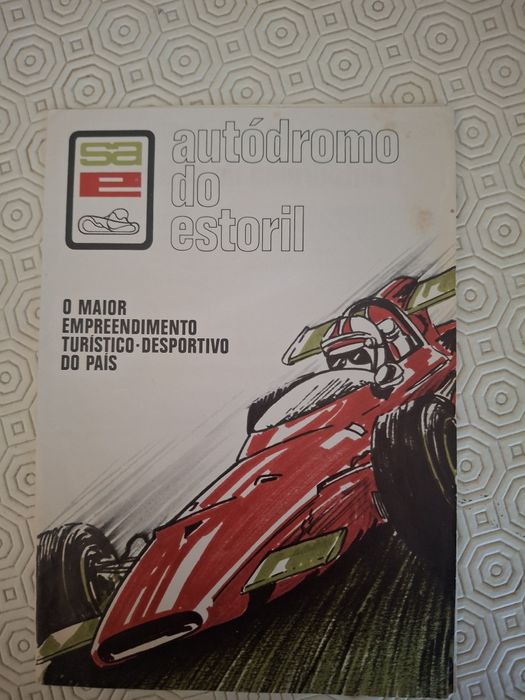 Automobilia autodromo estoril folheto promocional