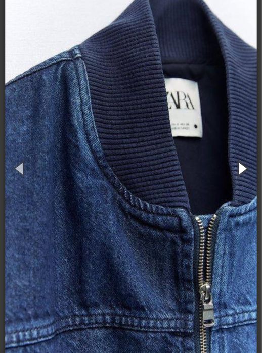 джинсовий бомбер Zara L