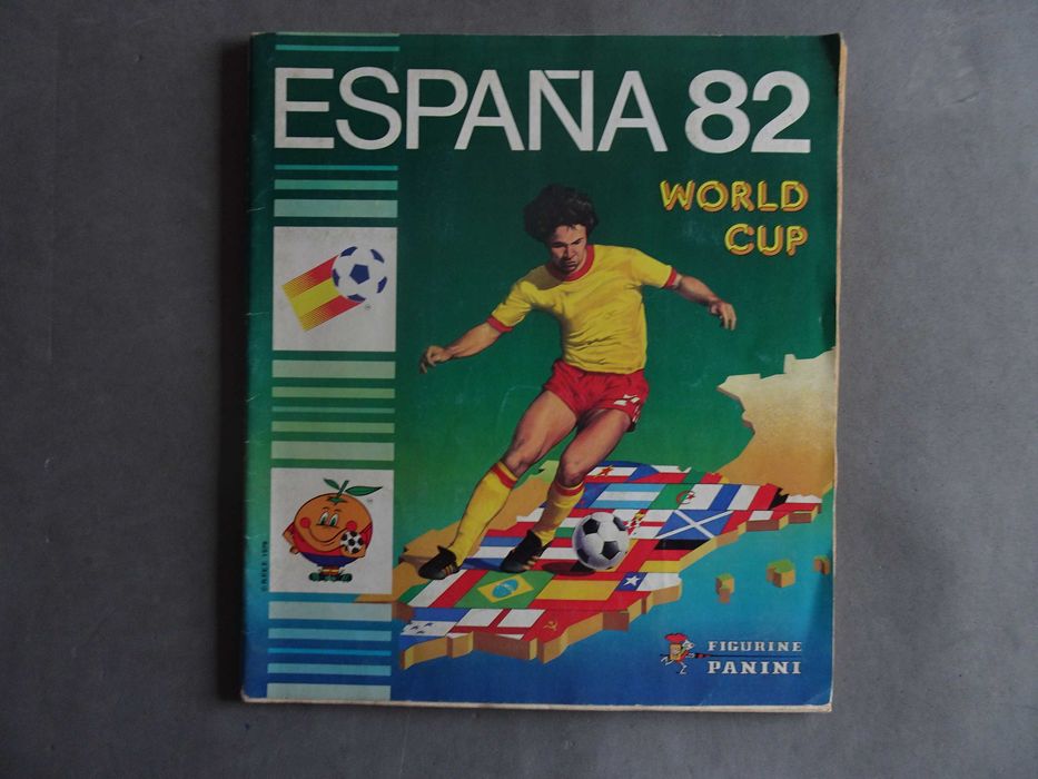 Caderneta de cromos futebol Mundial de Espanha 1982 Panini World Cup