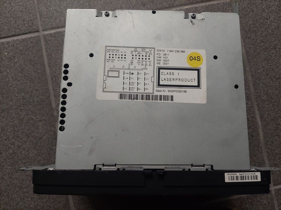 Auto Rádio Seat Origem