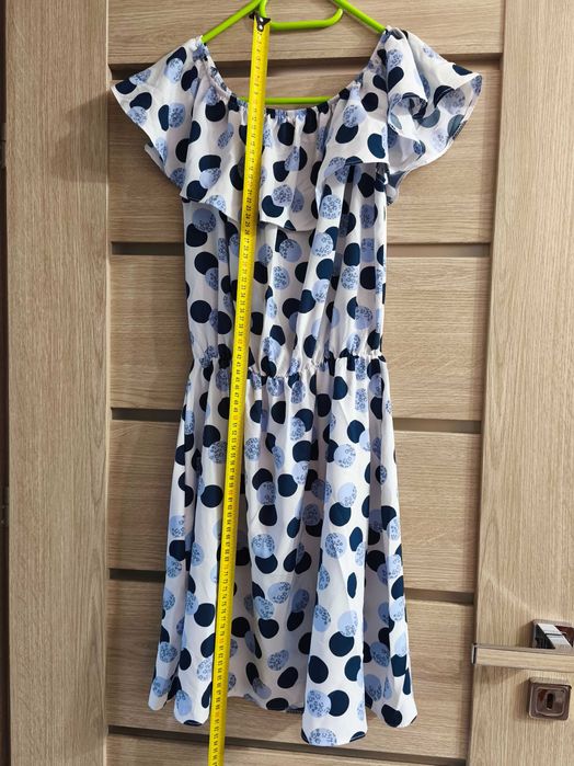 sukienka w grochy