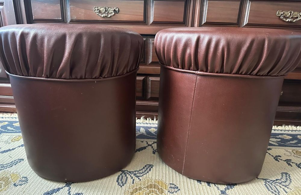 Puffs nappa de boa qualidade (pode se vender em separado)
