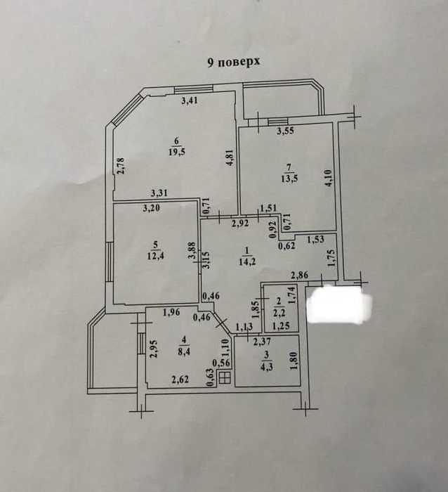 3-комнатная квартира по адресу ул. Левитана (площадь 81,3 м²) - Atlanta.ua - фото 11