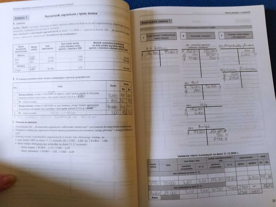 Rachunkowość finansowa i podatkowa T.Cebrowska plus ćwiczenia Gierusz