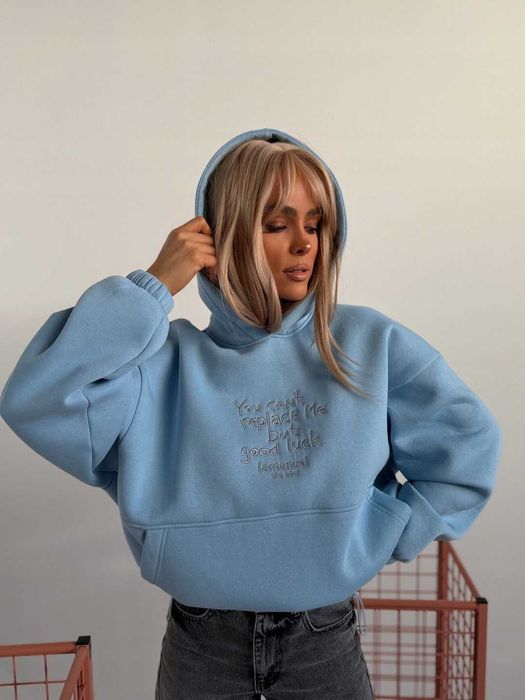 La manuel bluza blow up błękitna