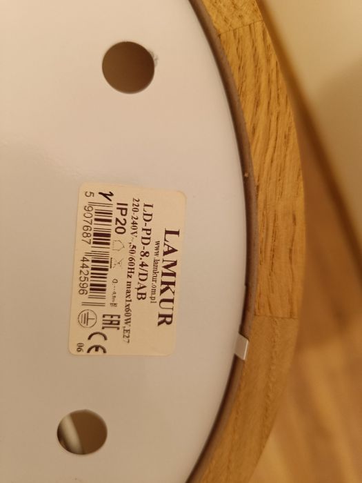 Lamkur Kinkiet LD-PD-8.4 DĄB