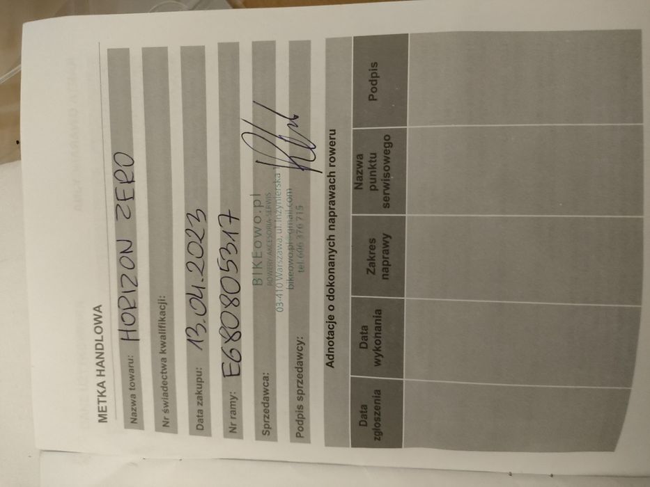 Rower horizon zero 29'