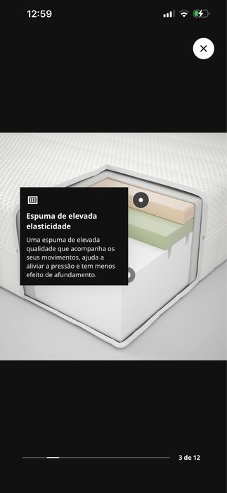 Colchao Ikea 140x200 (na garantia)