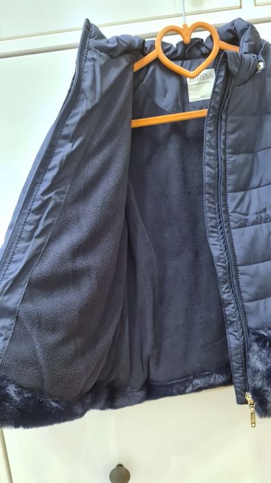 Birba piękna włoska kurtka zimowa futerko ciepłe Nowe 92-98