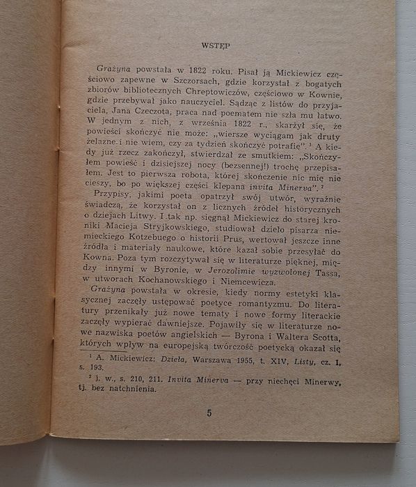 Grażyna, Adam Mickiewicz