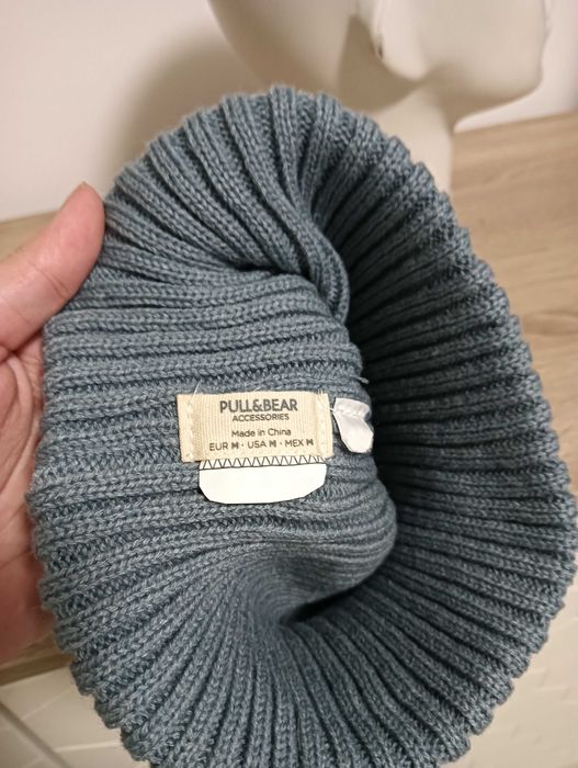 Gorro de Inverno Azul com pompom | Bom Estado