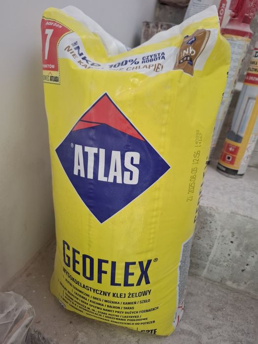 Wysokoelastyczny klej żelowy Atlas Geoflex C2TE 22,5 kg