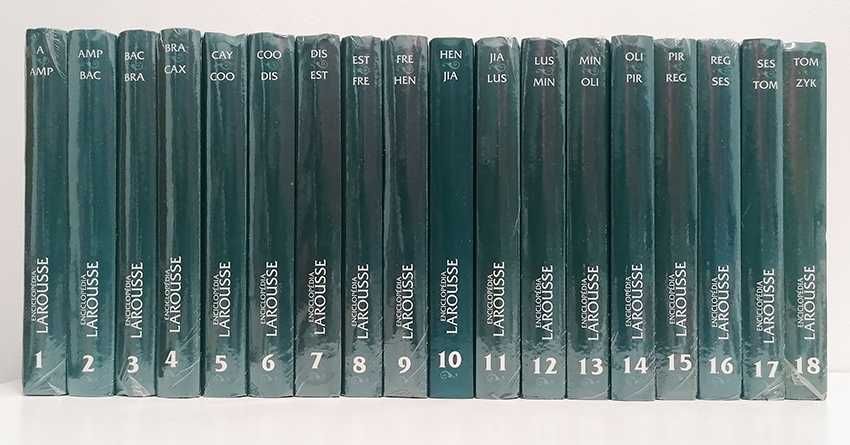 Enciclopédia Larousse (18 Volumes)