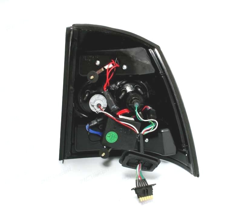 FAROLINS TRASEIROS LED OPEL ASTRA G 3P 5P 97-04 VERMELHO PRETO