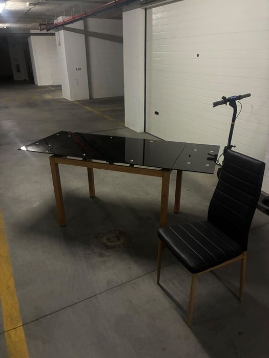 Mesa vidro extencivel