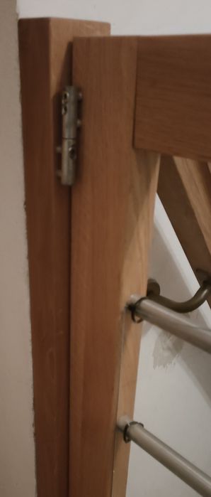 Bramka schodowa dębowa 90x90