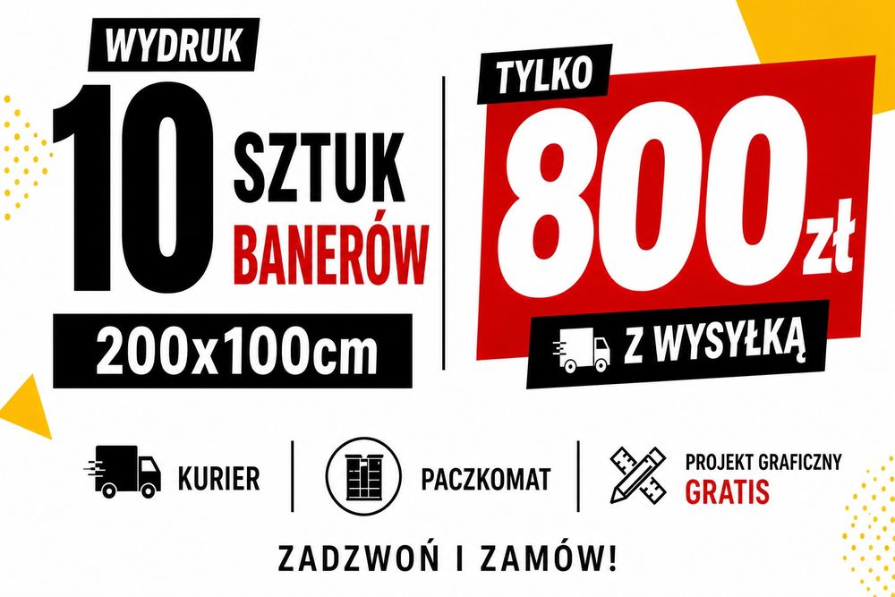 Drukujemy tanie banery reklamowe!