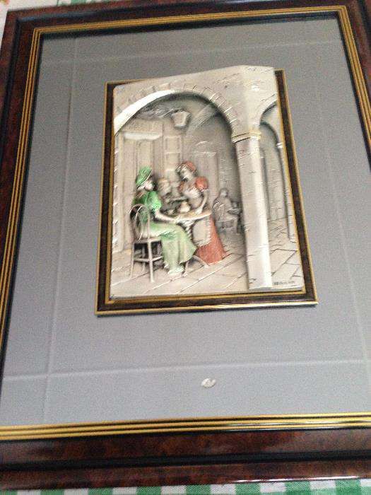 quadro e espelho muito bonito