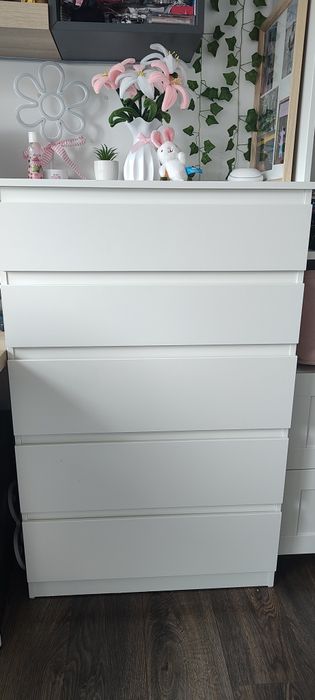 Komoda Ikea biała z szufladami