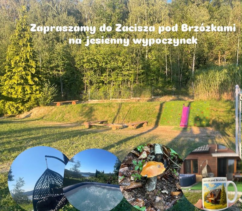 Domek na wynajem całoroczny jakuzzi jezioro las