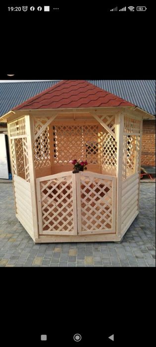 6-кутна Альтанка бесідка на 10-12гостей