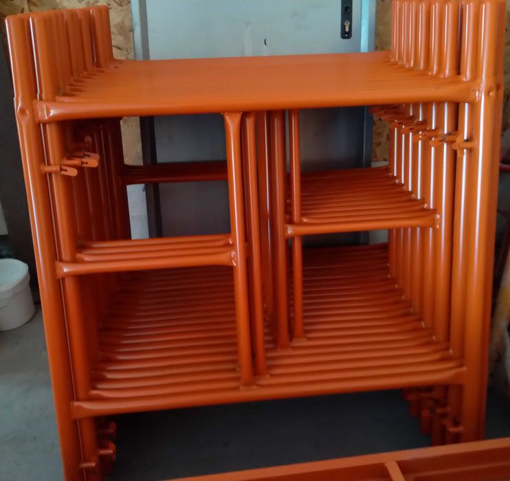 Conjunto de andaime tradicional novo