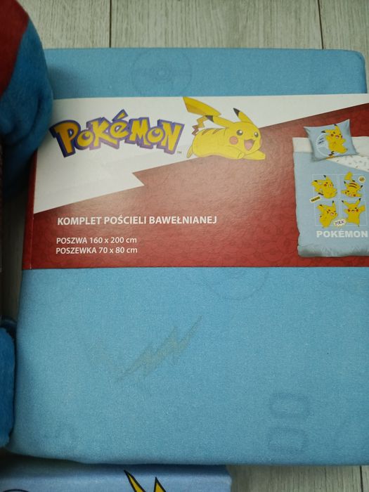 Pościel dziecięca prześcieradło pokemon