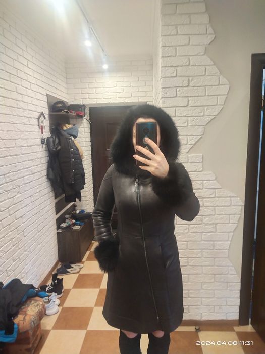 Продам шкіряну Дублянку 44р(S)