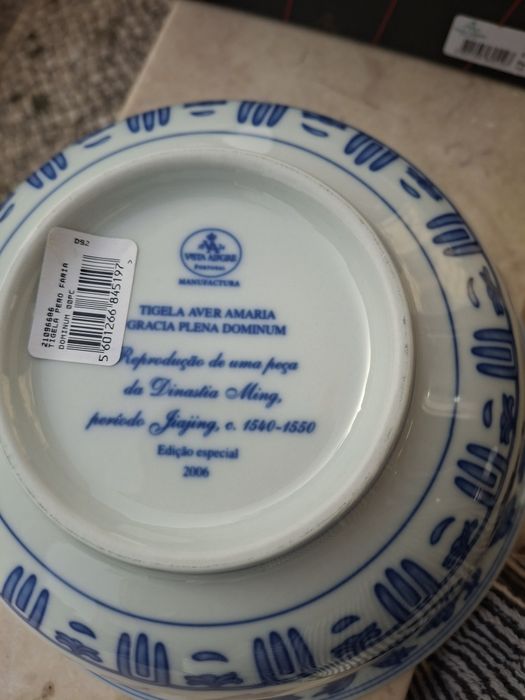 Saladeira Tigela Pêro de Faria Vista Alegre — Edição Especial (C/ Caixa)