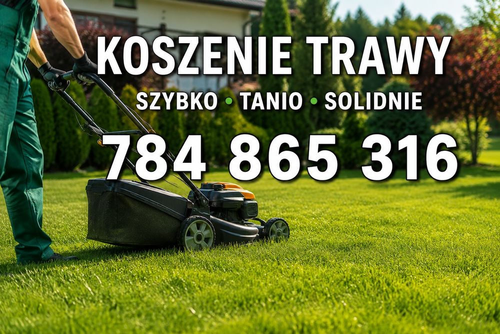Koszenie trawy kosa spalinowa i kosiarką 50zł h
Oferu