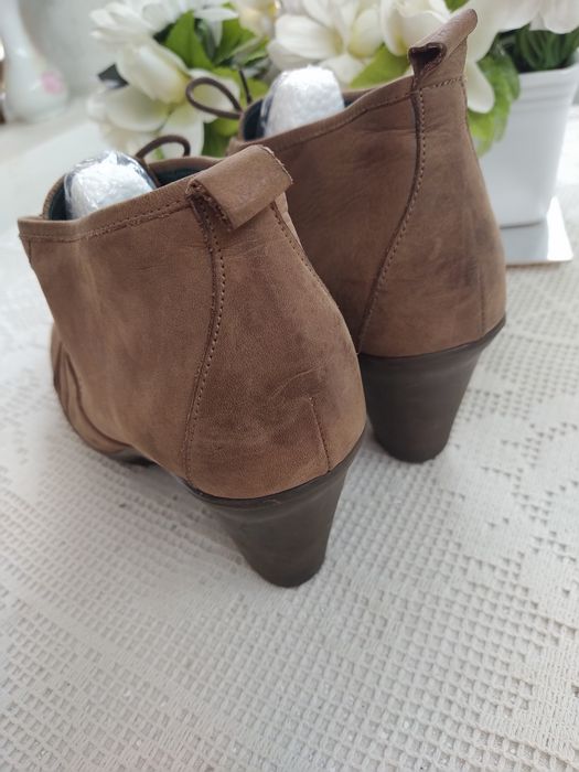 Botas / Botins castanho claro, trendy style - Dysfunctional - Tamanho 38