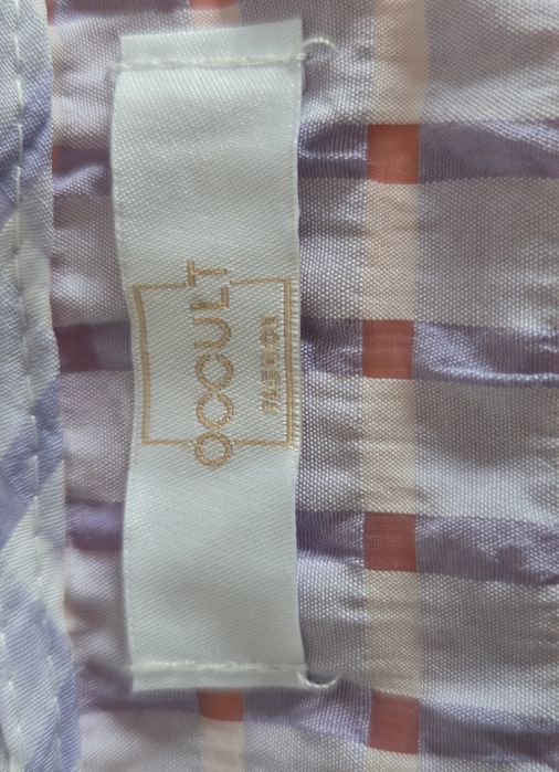 Vestido de senhora de verão xadrez azul claro alilasado