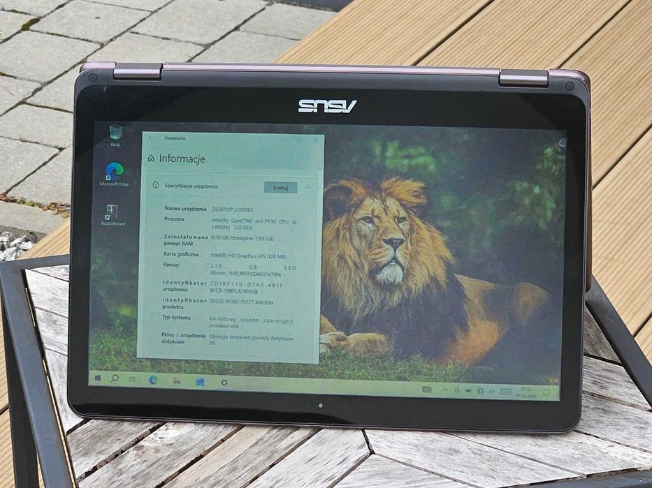 Laptop dotykowy Asus ZenBook Flip UX360CA Intel Core 8GB RAM 256GB SSD