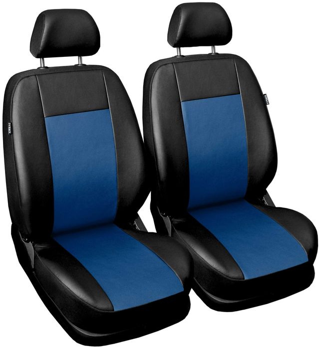 2 Pokrowce Comfort skórzane na 2 przednie fotele uniwersalne