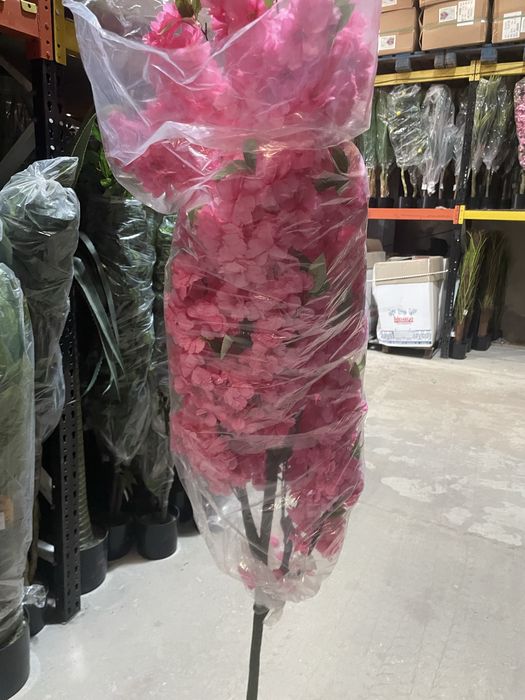 Flores de cerejeira rosa choque nova entrada 180 cm com entrega